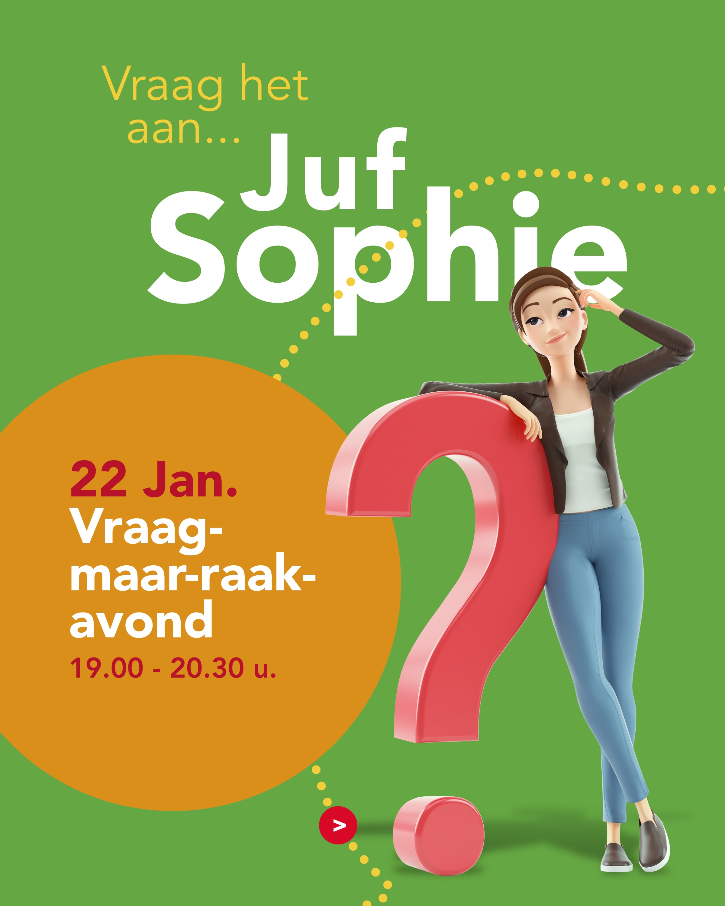 Aanmelden voor Vraag Maar Raak Avond